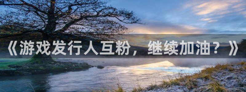 pp电子官网注册平台是什么意思：《游戏发行人互粉，继续加油？》