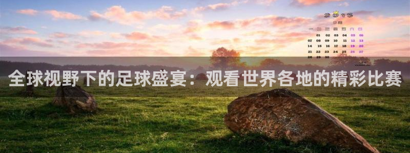 9255tv直播nba在线直播：全球视野下的足球盛宴：观看世界各地的精彩比赛